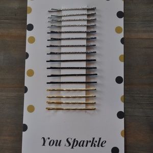 You Sparkle Bobby Pin Message Card